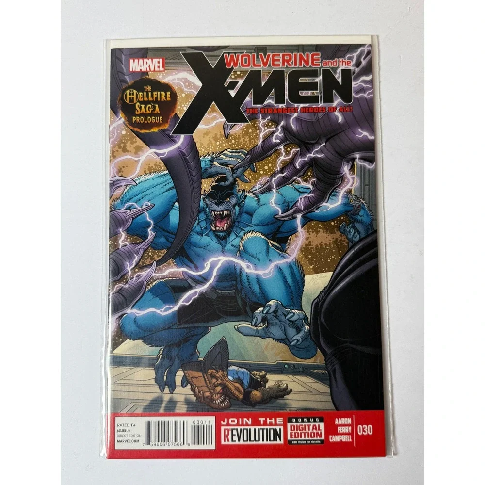 Marvel Wolverine and the X-Men 30 Hellfire Saga Prologue Jason‎ Aaron 2013 Comic